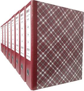 bindex CARDBOARD Office Lever Arch Binder Box File (Maroon) Checks Style Documentation File | Folder Cover File | Box Binder Office File | Portfolio File | Envelope File FILE FOLDER