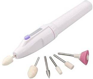 SHREEJIIH 7 In 1 Art Tip Electric Nails Decorator Salon Sharper Grinder Drill Machine Polish Manicure Pedicure Grooming Tool Kit