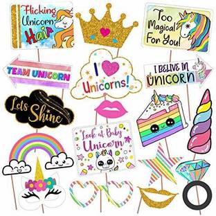 PartyDecoration UNICORN PHOTOBOOTH Photo Booth Board
