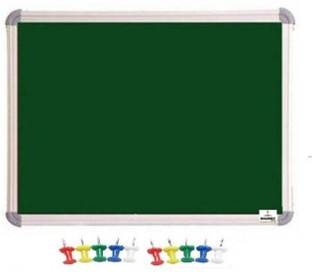 JAGMONI 2x2 feet Noticeboard Pin-u/p Board/P/in-up Board/Soft Board/Bulletin Board/Pin-up Display Board for Home, Office School, Institutes, Colleges, University, Coaching centre, Exhibition, Notification and Updates - Pack of 1 Notice Board with Pins JMNB-4013 Notice Board