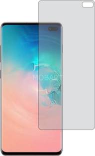 MOBART Tempered Glass Guard for SAMSUNG S10 PLUS (Matte Finish, Flexible)