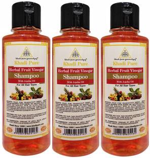 Khadi Pure Fruit Vinegar Hair Cleanser - 210ml (Set of 3)