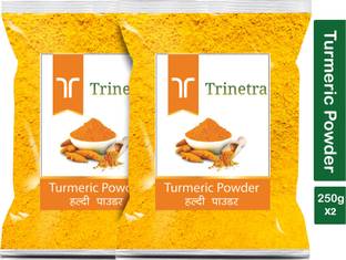 Trinetra Premium Quality Haldi Powder (Turmeric)-250gm (Pack Of 2)