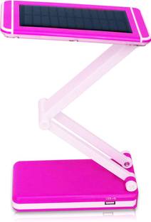 Daily Needs Shop Rechargeable Solar LED Light Desk Lamp & Foldable Mobile Charging Power bank Table Lamp