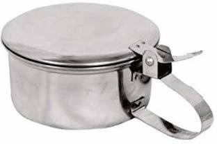 Bhumi Stainless Steel Spitting Mug with Lid Vomit Jar