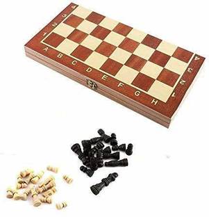Spocco Indoor and Outdoor Board Game | Non-Magnetic Chess Board for Kids Strategy & War Board Game