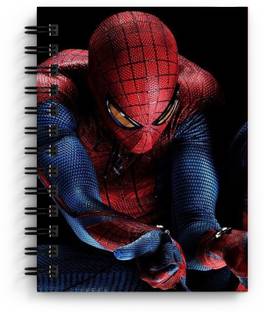 DIKRAFT spiderman print handmade diary A5 Diary Unruled 150 Pages