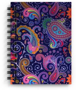 DI-KRAFT Paisley print handmade diary A5 Diary Unruled 150 Pages