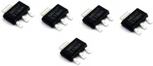 Technical hut 5 Pieces AMS1117-3.3V, 1A, SOT-223 Voltage Regulator IC Electronic Components Electronic Hobby Kit