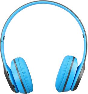 SURYAKUSH Bluetooth Portable Headphone with Mic,Stereo Bluetooth & Wired
