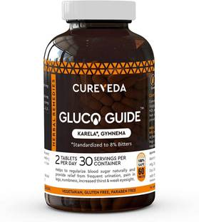 Cureveda Gluco Guide - For Endocrine & Diabetic Health - pack of 1