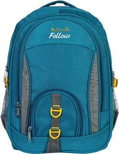 fellow Large 45L Unisex Laptop Backpack |School Bag| |College Bag||Backpack|(Blue/Grey) 45 L Laptop Ba...