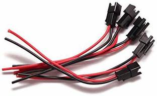 samest 22 AWG JST SM 2 Pin Plug Male and Female Connector Adapter with 115 mm Electrical Cable Wire for LED Light Electronic Components Electronic Hobby Kit