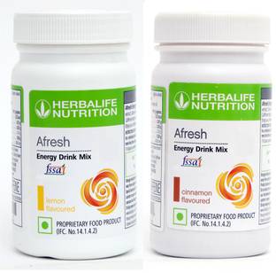 HERBALIFE Afresh Energy Drink - Lemon Flavor & Cinnamon Flavor For Weight Loss Energy Drink
