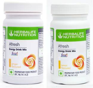 HERBALIFE Afresh Energy Drink - Ginger Flavor & Lemon Flavor For Weight Loss Energy Drink