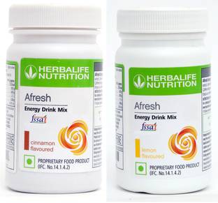 HERBALIFE Afresh Energy Drink - Cinnamon Flavor & Lemon Flavor For Weight Loss Energy Drink
