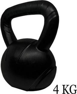Sports World 4KG KETTLEBELL 1 PIECE, WEIGHT AND FITNESS FOR MEN AND WOMEN KETTLEBELL Black Kettlebell