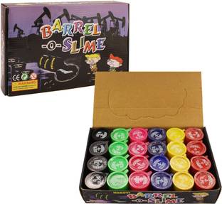 AncientKart Liquid Jiggly Slime Set of 24 Box Multicolor Putty Toy