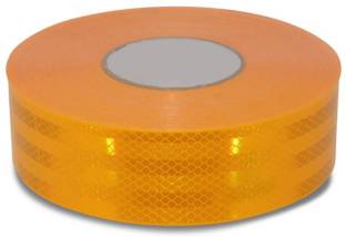 Just Rider Yellow Reflective Tape Reflective Warning Tape Safety Reflector Tape, Meter 51 mm x 3 m Yellow Reflective Tape