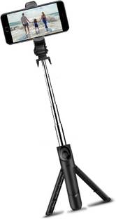Casa Tech Multipurpose Mini Tripod Stand with 2 in 1 Selfie Stick and Mini Camera Tripod for All Smartphones and Cameras with Mount Tripod Tripod