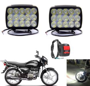 Naturalcreations 15LED Fog Lights 2PC +1PC Switch 22 Fog Lamp Motorbike, Car LED (12 V, 15 W)