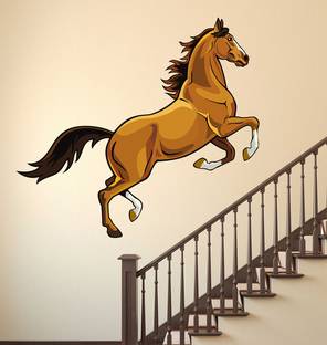 HAPPYSTICKY 100 cm Horse Removable Sticker