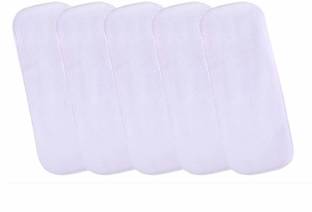 GRAYSEE High Quality 5 Layer Cotton Microfiber Insert Liner Reusable Washable Cotton Diaper Nappy Inserts for Baby Cloth Diapers , (S - M) - Pack Of 5