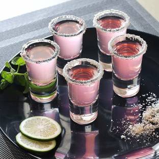 XYPHER (Pack of 12) Heavy base Round Vodka and Tequila Shot glass set of 12 (60 ml) Glass Set Shot Glass