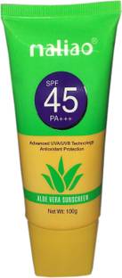 maliao Sunscreen - SPF 50 PA+++ Aloe Vera Sunscreen SPF45+++