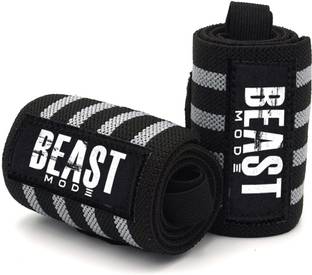 STEIGEN FITNESS Elastic Wrist support wrap straps for gym workout men Grey Boxing Hand Wrap