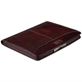 BRAND LEATHER 100% Genuine Leather Dairy Folder