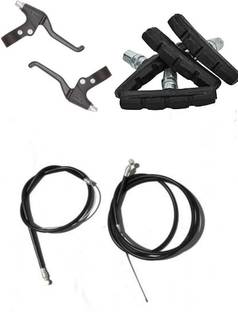 LA Traders RANGER CYCLE POWER BREAK LEVER AND SHOE WITH WIRE COMBO SET Bicycle Brake Disk