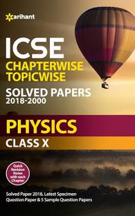 Icse Physics Chapterwise Topicwise Solved Papers Class 10th