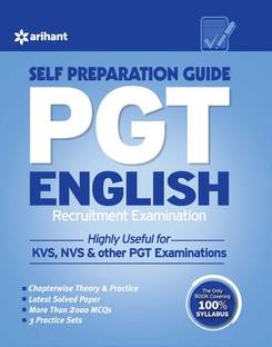 KVS PGT Self Prepration Guide English Recruitment Examination
