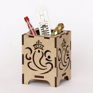 CAPIO ART 1 Compartments MDF WOOD Pen Stand