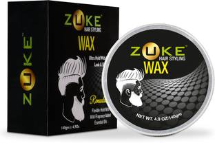zuke Hair Wax Restyle & Remould With Vitamin E & Almond Oil - 140 gm Hair Wax