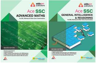 SSC Reasoning Book For SSC CGL, CHSL, CPO And Other Govt. Exams (English Printed Edition)Advance Maths Book For SSC CGL, CHSL, CPO And Other Govt. Exams (English Printed Edition)