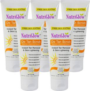 न्यूट्रीग्लो DE-TAN Face Scurb-65g(Pack Of 5) स्क्रब