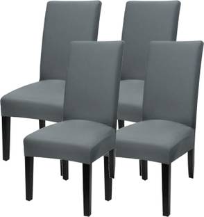 HOUSE OF QUIRK Polyester Plain 1 Seater Chair Cover