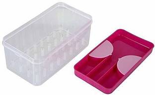 Ray crush Double Layer Strong Sewing Thread Box Empty Box 32 Thread Capacity - sidny Storage Box
