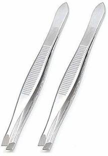 Top Select Straight and Plucker Tweezer (5-inch) - Set of 2