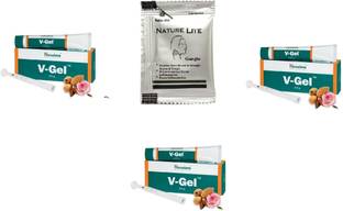 HIMALAYA V-Gel help in Vaginal trichomoniasis parasitic vaginal infection), Nonspecific bacterial vaginitis, Prevention of post-operative vaginal infections, Cervicitis, Leukorrhea (thick and white/yellow vaginal discharge) (pack of 3)
