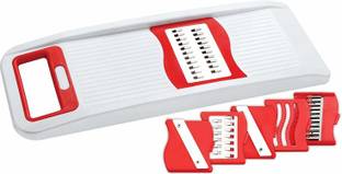 mitron 6 in 1 Multipurpose SLICERS & GRATERS Vegetable & Fruit Slicer Scraper Crusher Potato Grater & Slicer (Slicer, 6 Different Blade) Vegetable & Fruit Grater & Slicer