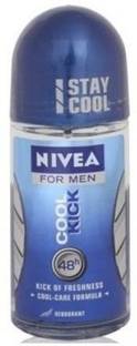 NIVEA Cool Kick Deodorant Roll-on  -  For Men