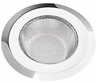 Torofy Kitchen Sink Jali Stainless Steel Push Down Strainer (11 cm Set of 1) Collapsible Deep Frying Basket