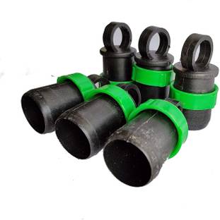 SIDDHI 10 Pieces Each, Rain Pipe Connector and End Cap (Multicolor) 10 Pieces Each, Rain Pipe Connector and End Cap (Multicolor) Hose Pipe