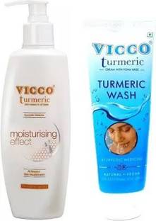 VICCO Body Lotion 300 ml , Face wash 70 gm