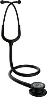 3M Littmann Classic III Monitoring Stethoscope, Black Edition Chestpiece, Black Tube, 27 inch, 5803 Classic III Stethoscope