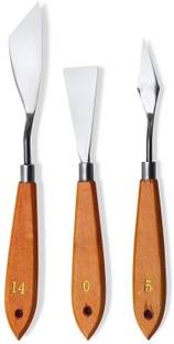 CHROME Artist 3 Pieces Painting Palette Knife Set