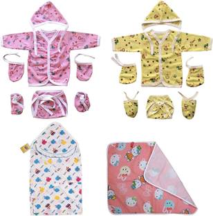Fareto INFANT CLOTHING 12 IN 1 COMBO SET(MULTICOLOR)